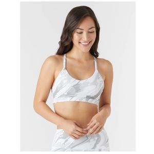 Glyder Vitality Bra: Granite Marble Drip